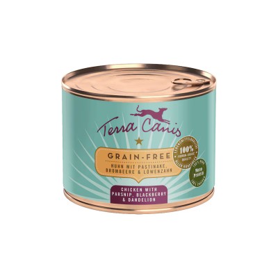 Terra Canis Pollo con Pastinaca, Mora e Dente di leone Grain-free