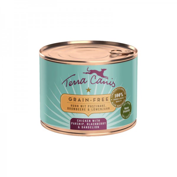 Terra Canis Pollo con Pastinaca, Mora e Dente di leone Grain-free