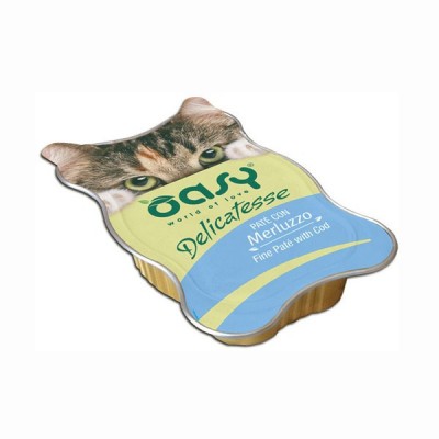 Oasy al Merluzzo in Vaschetta per Gatti 85gr