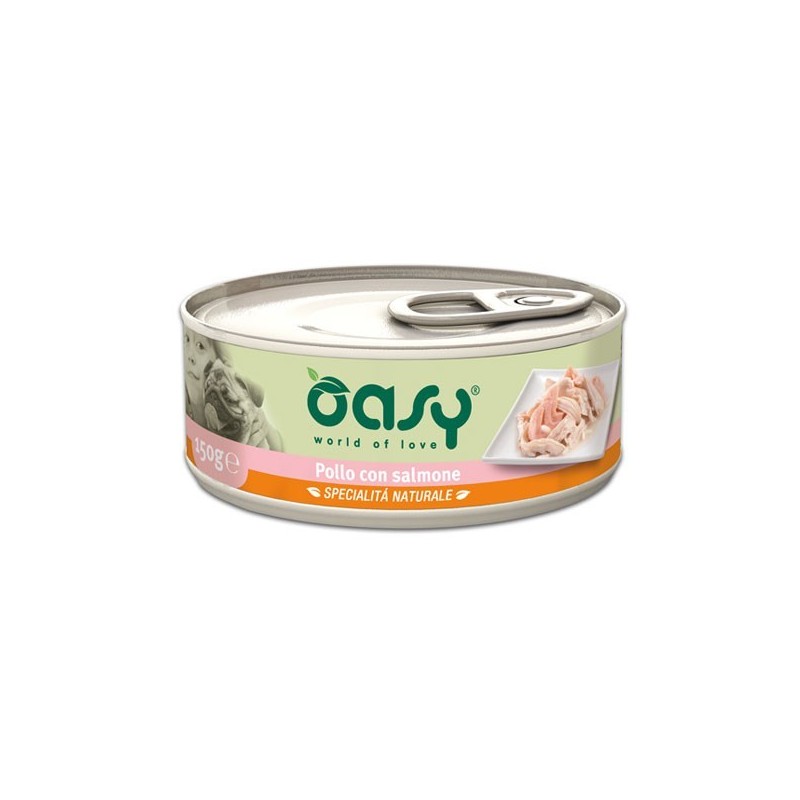 Oasy Umido Pollo e Salmone per Cani 150gr