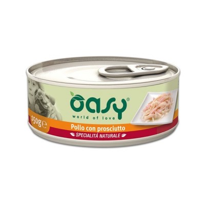 Oasy Umido Pollo e Prosciutto per Cani 150gr