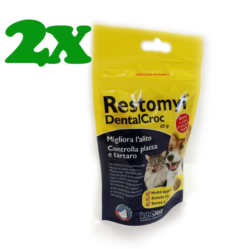 2x Restomyl DentalCroc Tartaro 60g