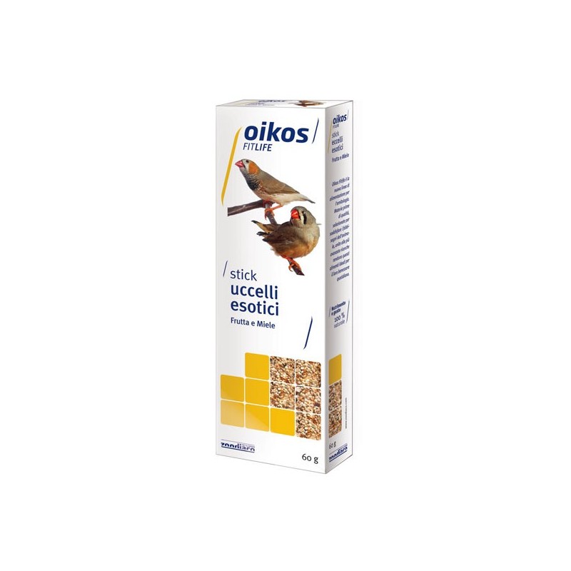 Image of Oikos Fitlife Sticks per Uccelli Esotici