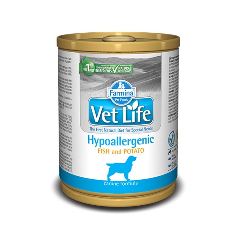 Farmina Vet-Life Hypoallergenic al Pesce Umido Cane