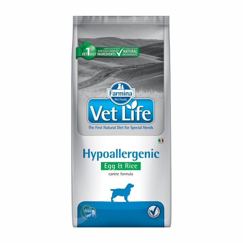 Farmina Vet-Life Hypoallergenic Egg&Rice Cane Secco