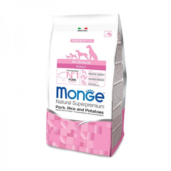 Monge All Breeds Adult Maiale, Riso E Patate