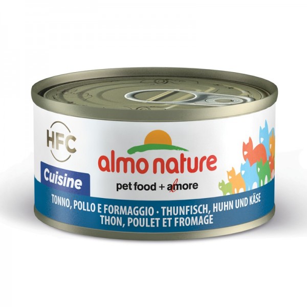 Almo Nature HFC al Tonno, Pollo e Formaggio per Gatti 70gr