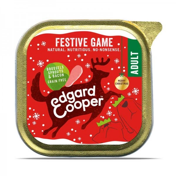 Edgard & Cooper Festive Game Selvaggina, Cavoletti di Bruxelles e Bacon