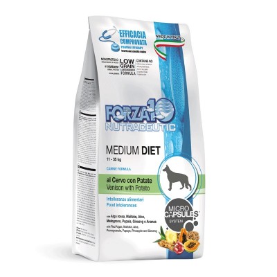 Forza10 Cane Medium Diet Cervo e Patate Secco