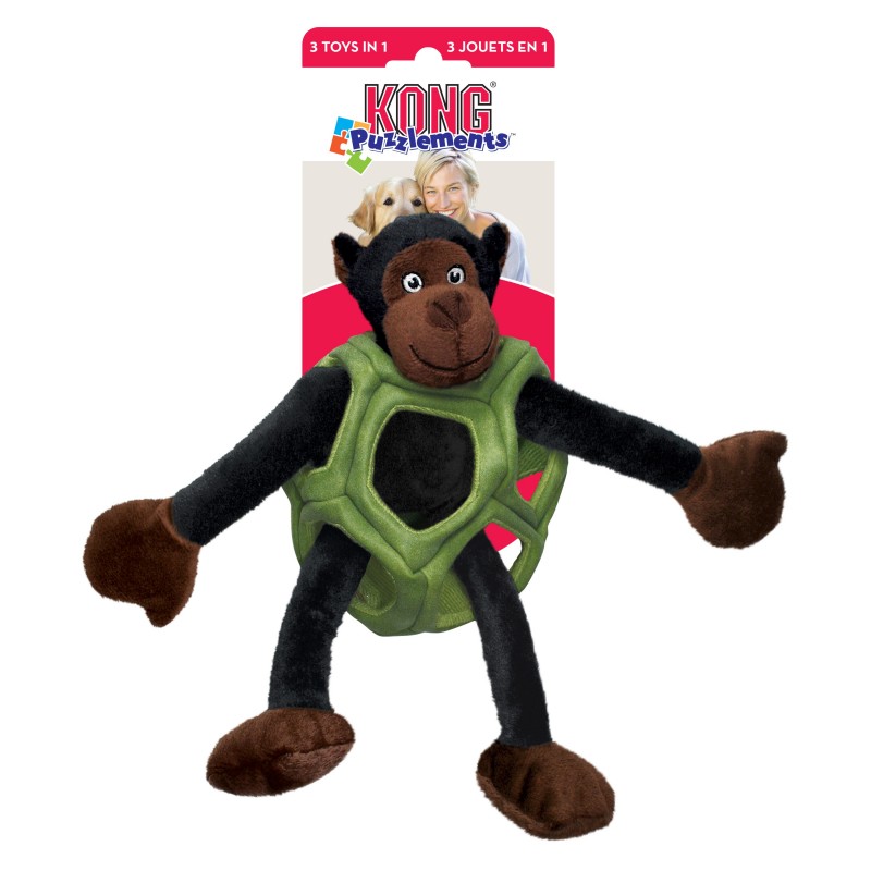 KONG Peluche 3 in 1 Scimmia Puzzlements