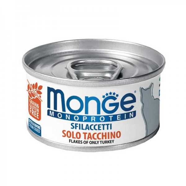 Monge Monoprotein Sfilaccetti Solo Tacchino