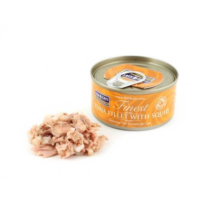 Fish4Cats Finest Tuna Fillet with Squid