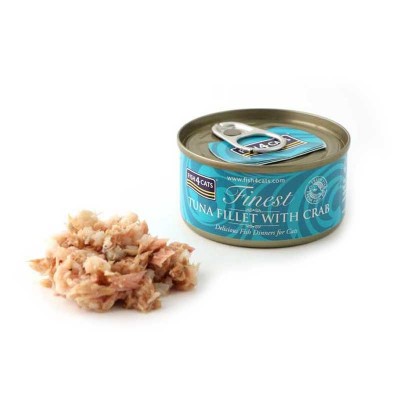Fish4Cats Finest Tuna Fillet with Crab