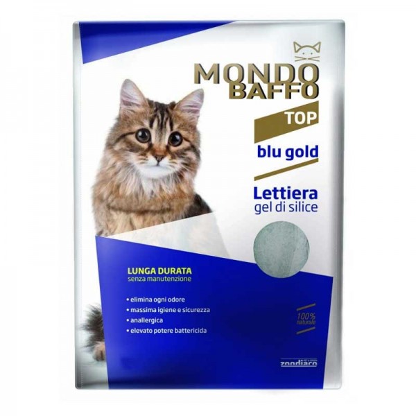 Mondo Baffo Lettiera BluGold
