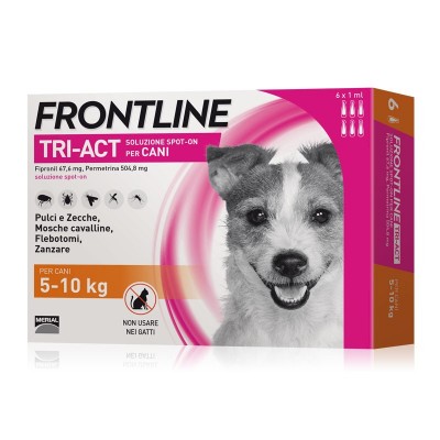 Frontline Tri-Act per Cani 5-10 Kg