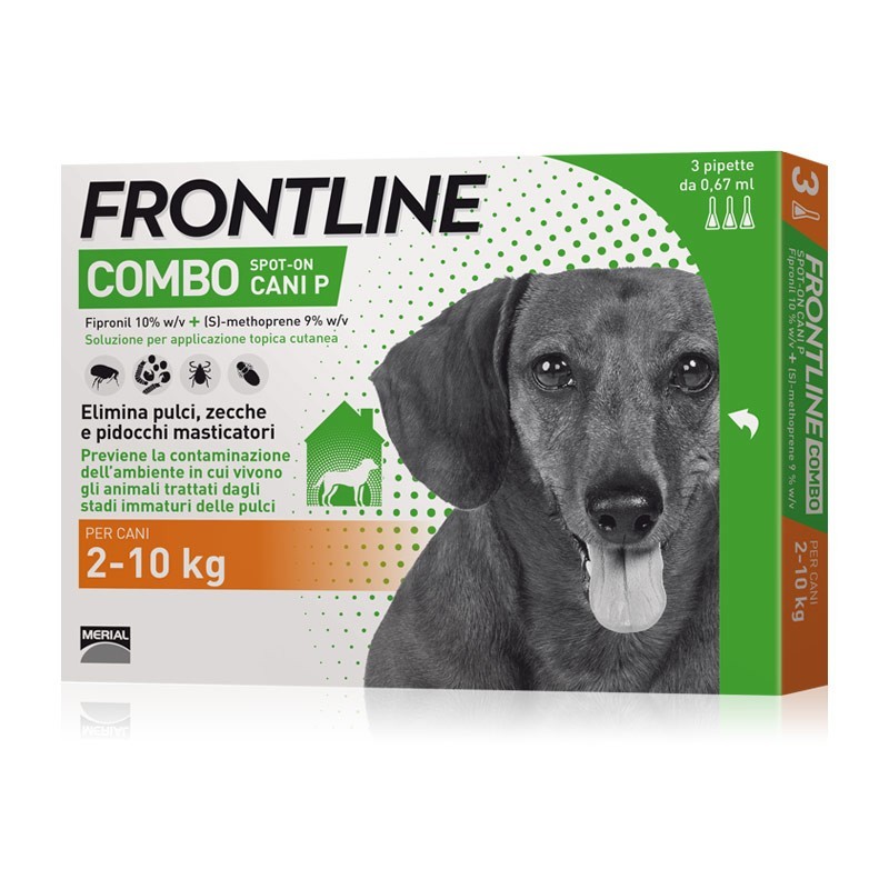 Image of Frontline Combo da 2 a 10kg per Cani