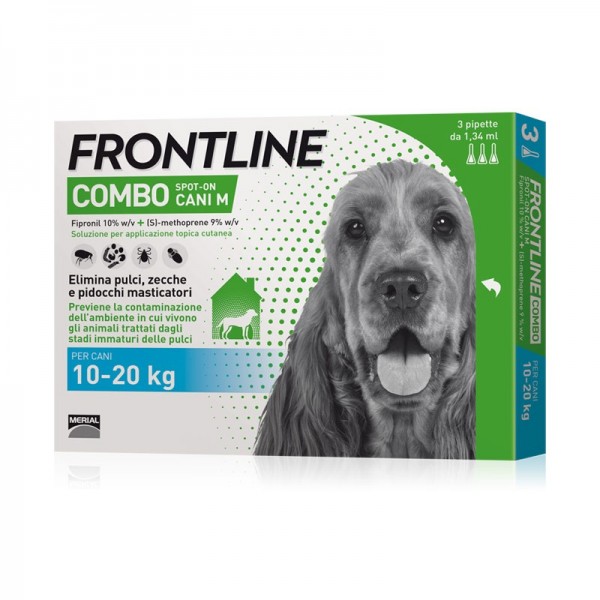 Frontline Combo da 10 a 20kg per Cani