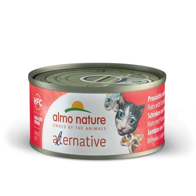 Almo Nature Alternative Prosciutto e Parmigiano per Gatti 70gr