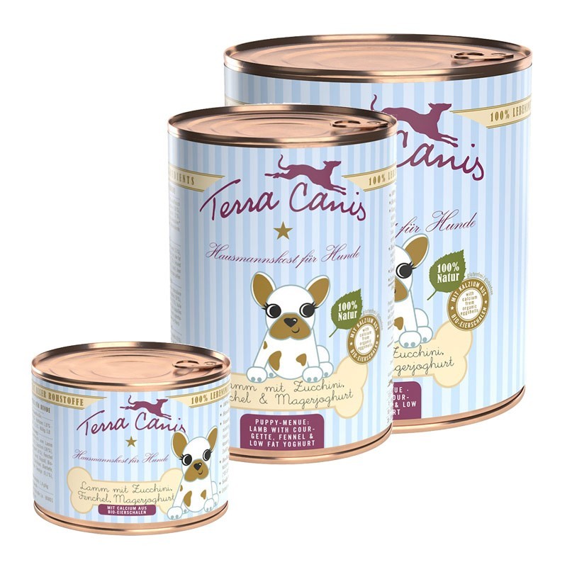 Image of Terra Canis Puppy Agnello con Zucchine, Finocchio e Yogurt Magro