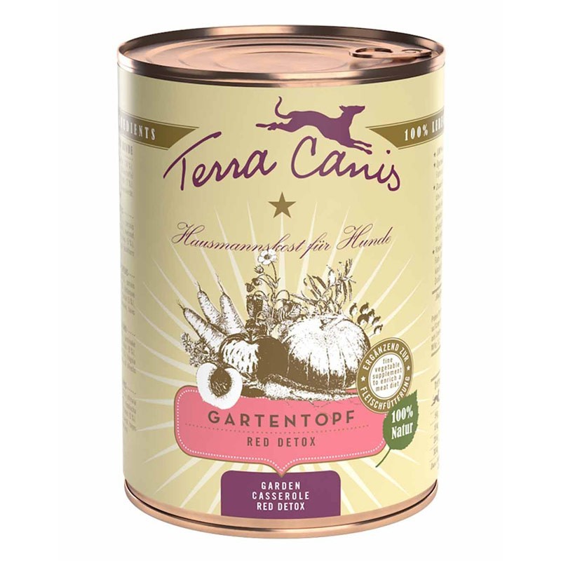 Image of Terra Canis Red Detox Vegetariano Umido per Cani 400gr