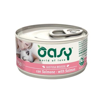 Oasy Gustosa Mousse al Salmone per Gatti 85gr