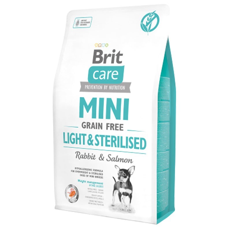 Image of Brit Care Mini Grain Free Light & Sterilised Coniglio e Salmone