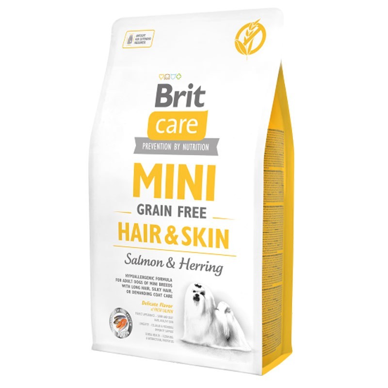 Brit Care Mini Grain Free Hair & Skin Salmone e Aringhe
