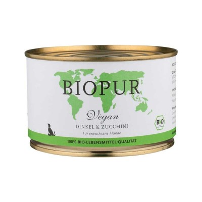 Biopur Vegetale Farro e Zucchine Umido per Cani