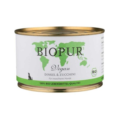 Biopur Vegetale Farro e Zucchine Umido per Cani