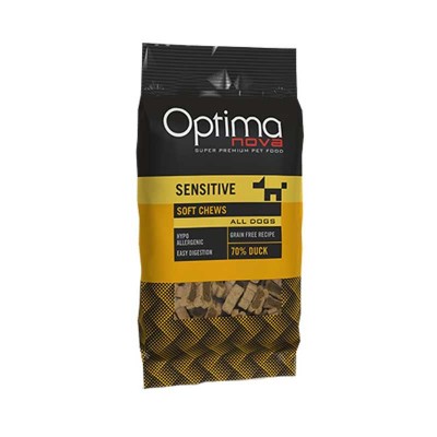 Optimanova Snack Sensitive con Anatra per Cani