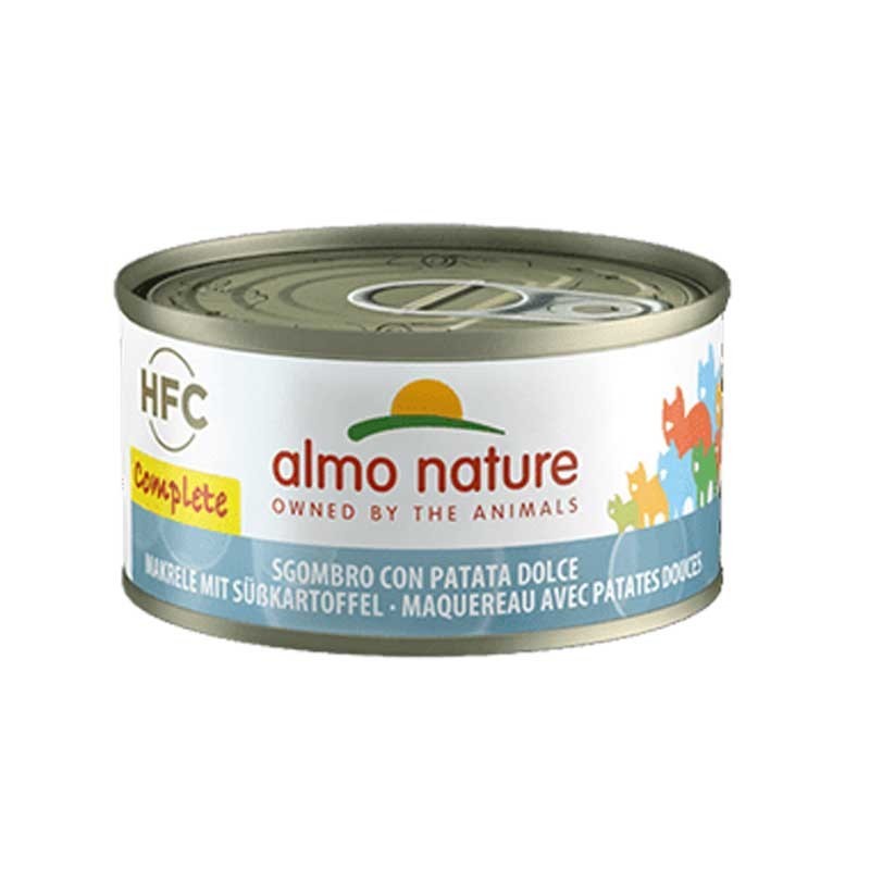 Image of Almo Nature HFC Complete Sgombro con Patata Dolce per Gatti 70g