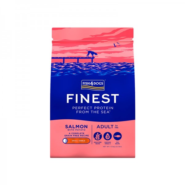 Fish4Dogs Adult Finest Salmone Small